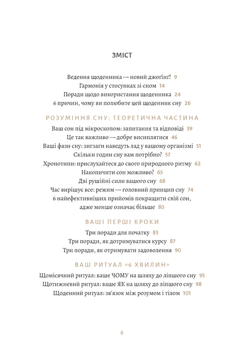 6 minuten. Een slaapdagboek dat je leert snel in slaap te vallen en fris wakker te worden.