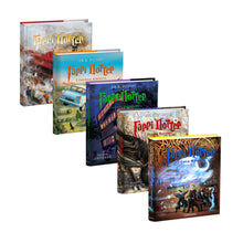 Set: Grote geïllustreerde editie - Harry Potter (set van 5 boeken) (Oekraïense uitgave)