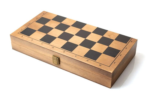 Dark Wooden Chessboard