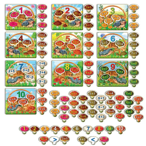 Game Learn to Count. Collect the Mushrooms - 4820121182630
