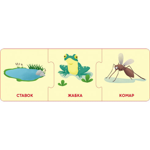 Chaînes logiques. Monde animal. Qui vit où et ce qu'ils mangent