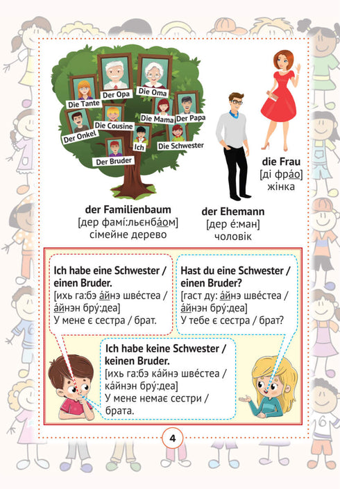 German-Ukrainian visual dictionary