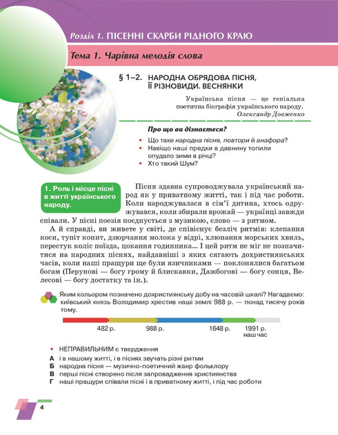 Ukrainian Literature. Textbook. Grade 6