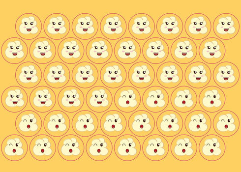 Vrolijke popcorn met letters - 9789667507619