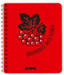 Chemise brodée de mes plans : Carnet rouge - G1721004У