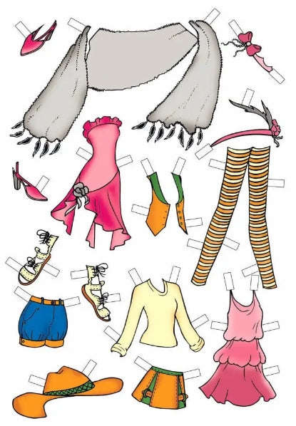 Habille la poupée (rose)