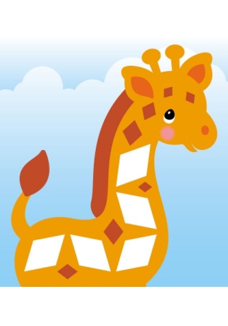 Мозаїка з наліпок. Для дітей від 3 років. Форма