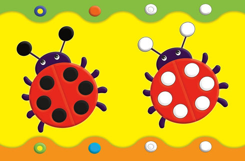 Autocollants éducatifs pour les tout-petits. Papillon