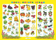 Affiche. Légumes, fruits, baies (édition ukrainienne)